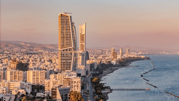 Modern Limassol business district